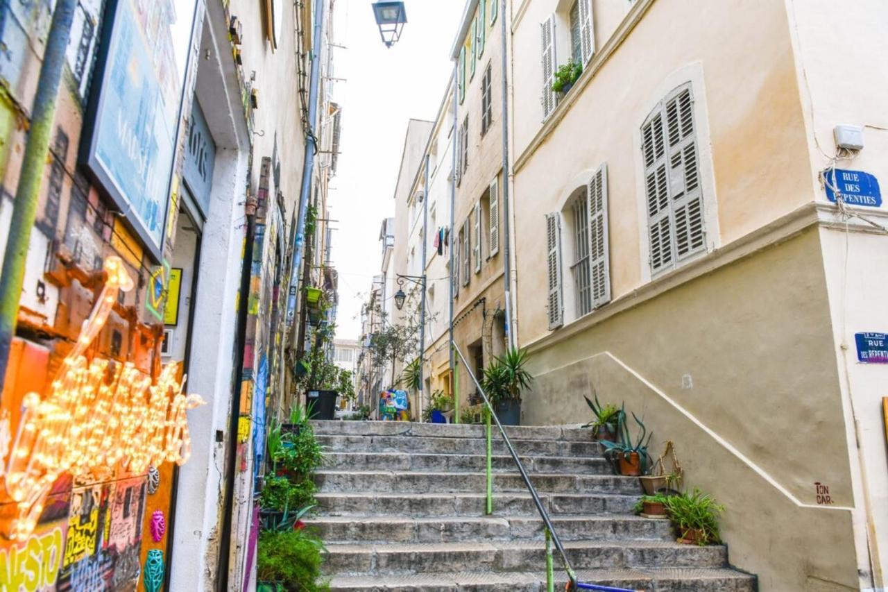 Le Duplex - Terrasse Au Coeur De Marseille Panier Διαμέρισμα Εξωτερικό φωτογραφία