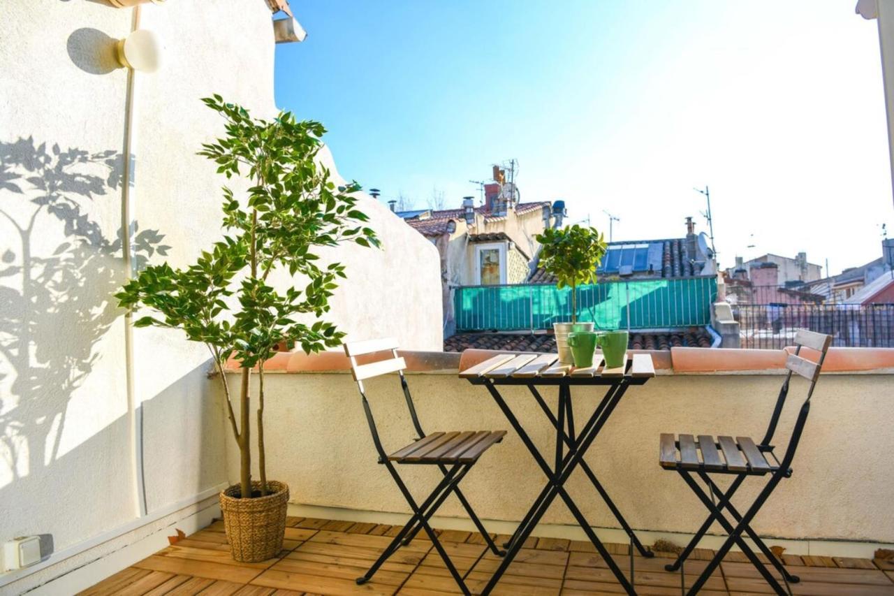 Le Duplex - Terrasse Au Coeur De Marseille Panier Διαμέρισμα Εξωτερικό φωτογραφία
